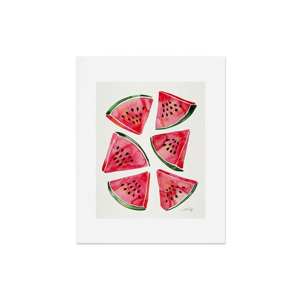 Cat Coquillette Watermelon Slices 16" x 20" Wall Art Print: $29