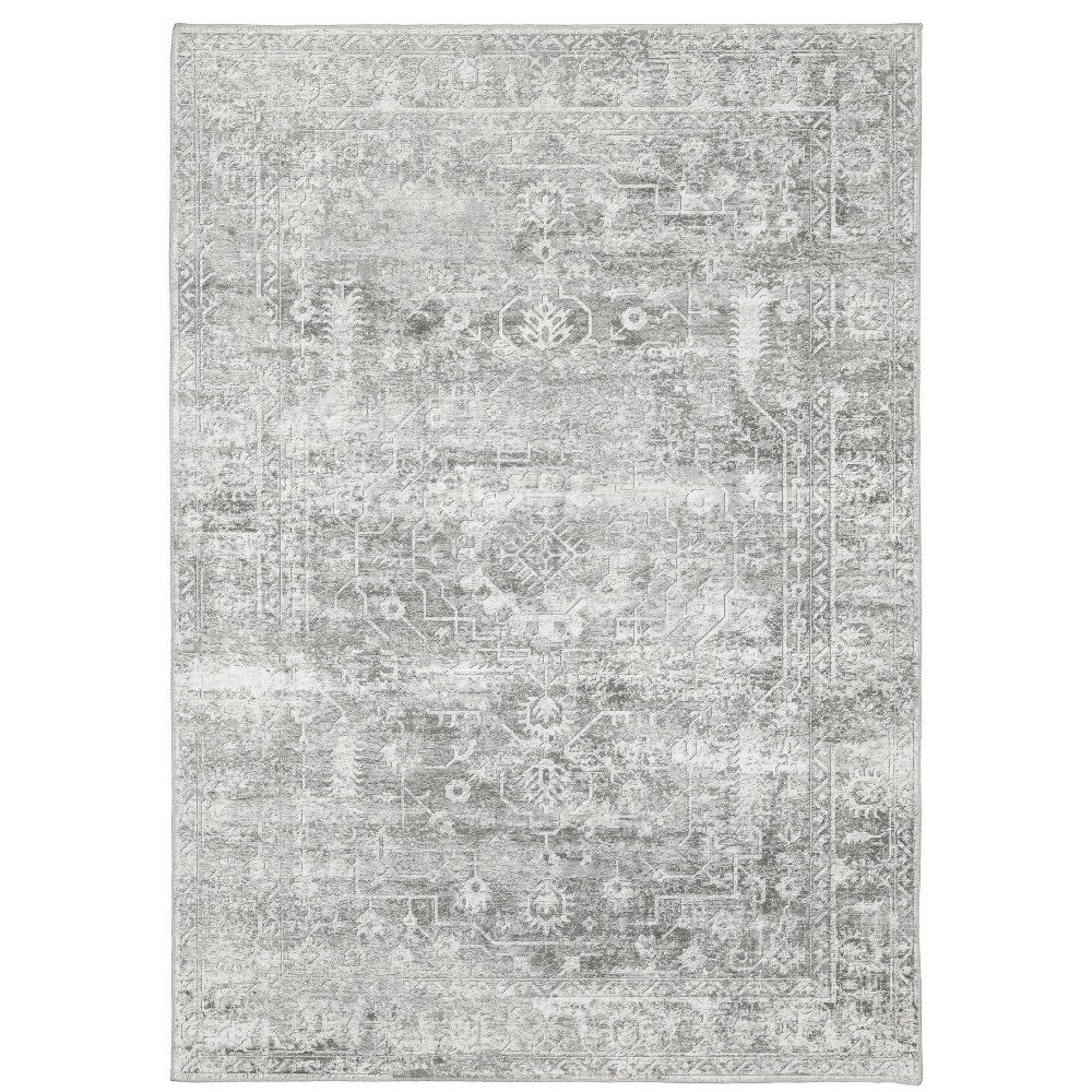 Captiv8e Designs 3.5' x 5.5' Micah Washable Oriental Area Rug: $154.99