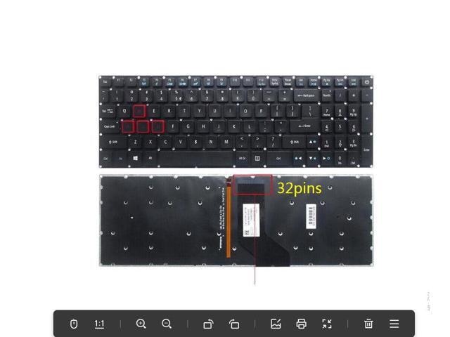 Acer Replacement Laptop Keyboard with Backlight: $31.99 Acer Replacement Laptop Keyboard with Backlight: $31.99