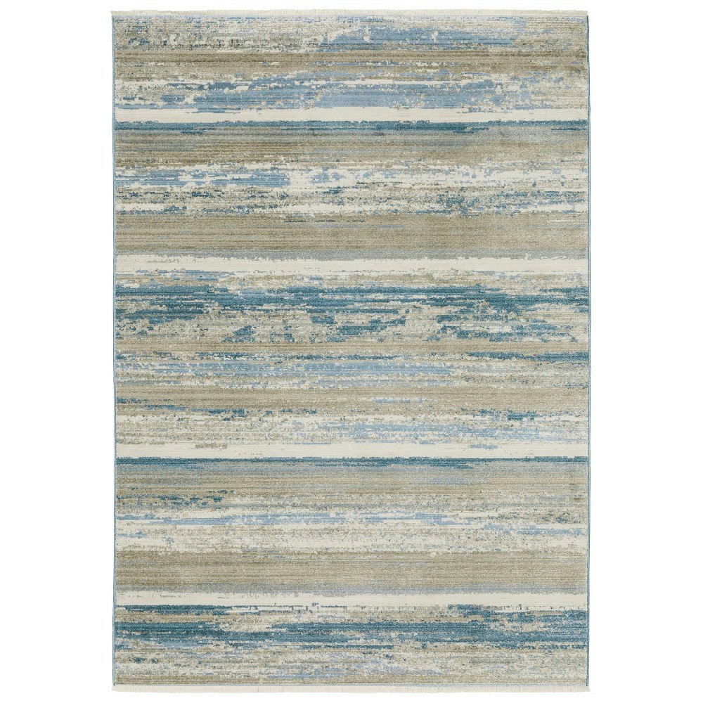 Barcelona 6'7"x9'6" Faded Lines Area Rug: $549.99