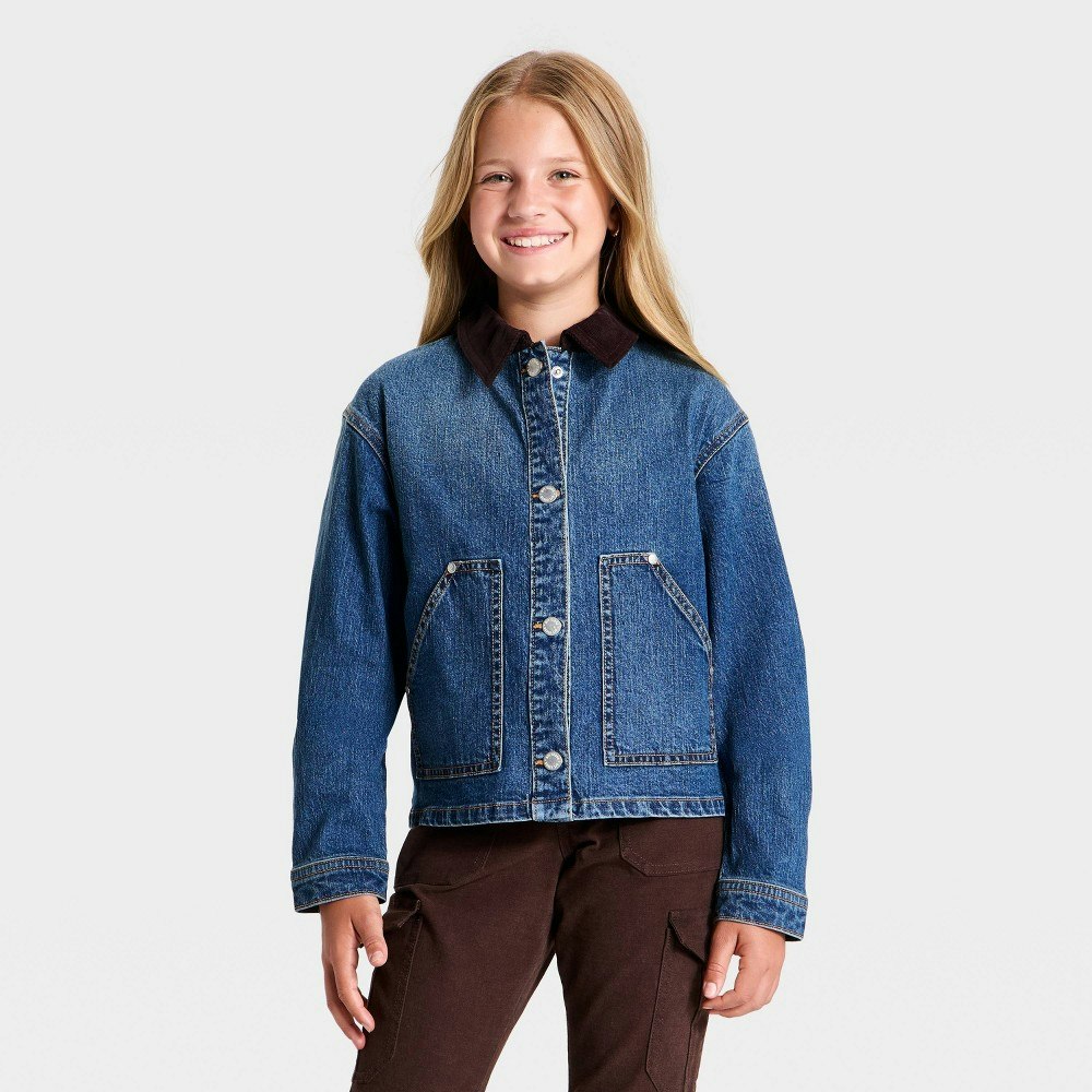Art Class Girls' Denim Barn Jacket: $32 Art Class Girls' Denim Barn Jacket: $32