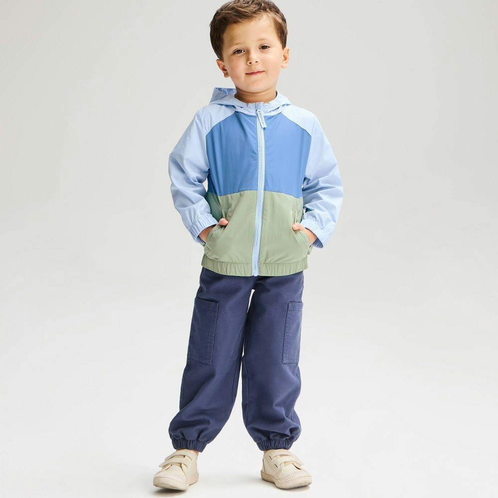 Cat & Jack Baby Boys' Colorblock Windbreaker 12M: $22