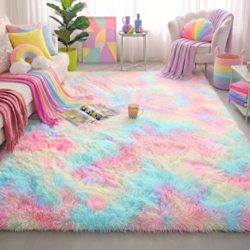 Amdrebio 3x5-Foot Rainbow Unicorn Area Rug: $19.79 Amdrebio 3x5-Foot Rainbow Unicorn Area Rug: $19.79