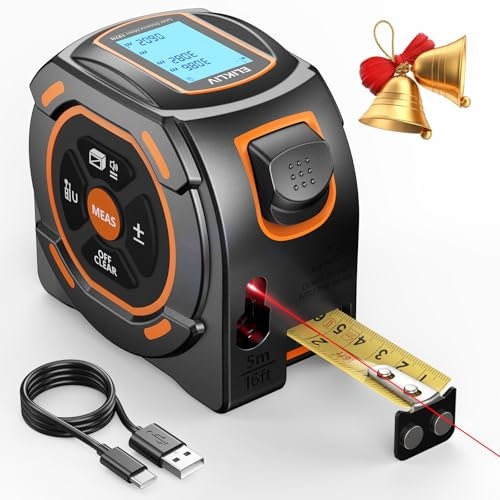 197-Foot Laser and 16-Foot Digital Tape Measure 2-in-1: $29.99 197-Foot Laser and 16-Foot Digital Tape Measure 2-in-1: $29.99