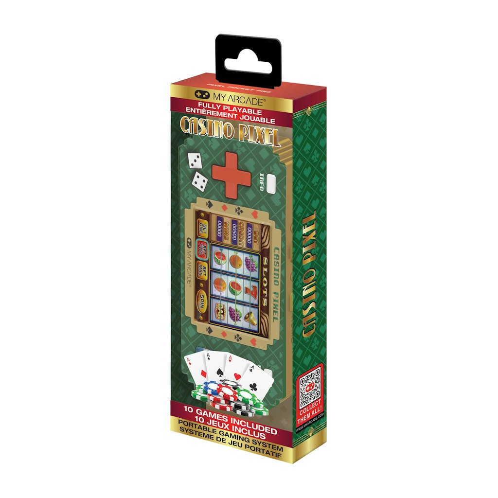 Casino Pixel Pocket Pro Portable Handheld Gaming System: $29.99