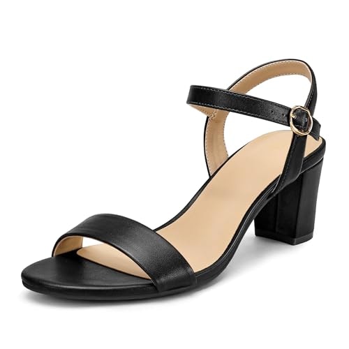 Mysoft Women's Chunky Block Heel Ankle Strap Sandals: $29.29 Mysoft Women's Chunky Block Heel Ankle Strap Sandals: $29.29
