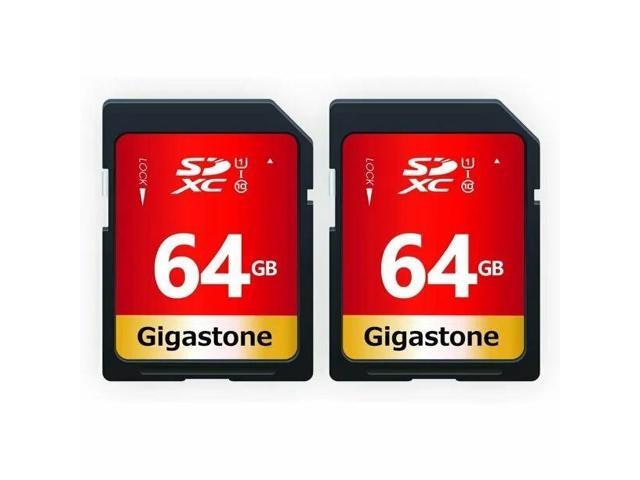 Gigastone 64GB UHS-I SDXC Memory Card 2-Pack: $79.98 Gigastone 64GB UHS-I SDXC Memory Card 2-Pack: $79.98