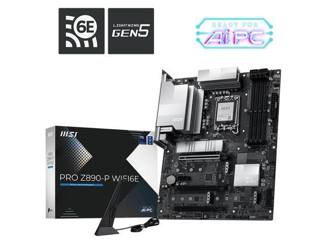 MSI PRO Z890-P WIFI Motherboard: $359.95