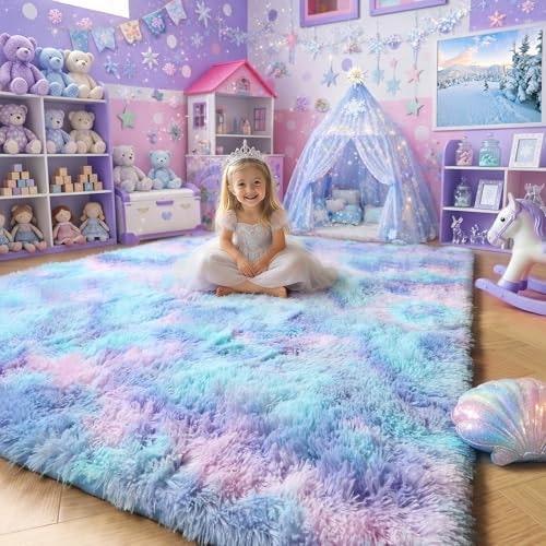 Amdrebio 4x6-Foot Fluffy Mermaid Area Rug: $22.98 Amdrebio 4x6-Foot Fluffy Mermaid Area Rug: $22.98