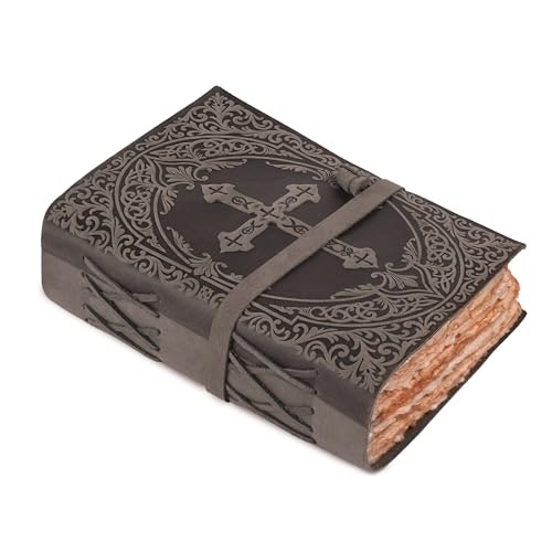 Leather Village 13x8-Inch Cross Embossed Devotional Journal: $50.99 Leather Village 13x8-Inch Cross Embossed Devotional Journal: $50.99