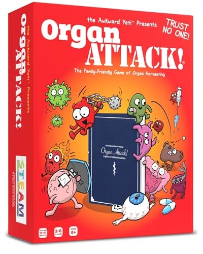 The Awkward Yeti Organ Attack Card Game: $18.25 The Awkward Yeti Organ Attack Card Game: $18.25