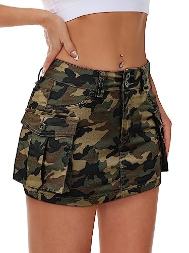 Mancreda Women's Denim Cargo Mini Skirt: $25.49 Mancreda Women's Denim Cargo Mini Skirt: $25.49