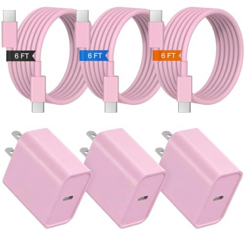 USB-C Fast Charger and 6ft Cable 6-Pack: $21.16 USB-C Fast Charger and 6ft Cable 6-Pack: $21.16