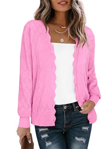 Lilbetter Women's Long Sleeve V-Neck Button Down Cardigan Sweater: $16.99 Lilbetter Women's Long Sleeve V-Neck Button Down Cardigan Sweater: $16.99