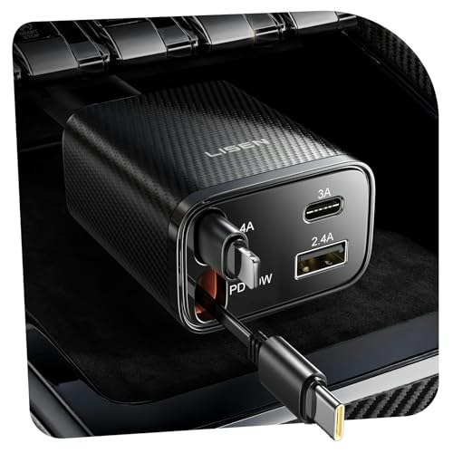 Lisen 84W Retractable USB-C Car Charger: $29.74 Lisen 84W Retractable USB-C Car Charger: $29.74