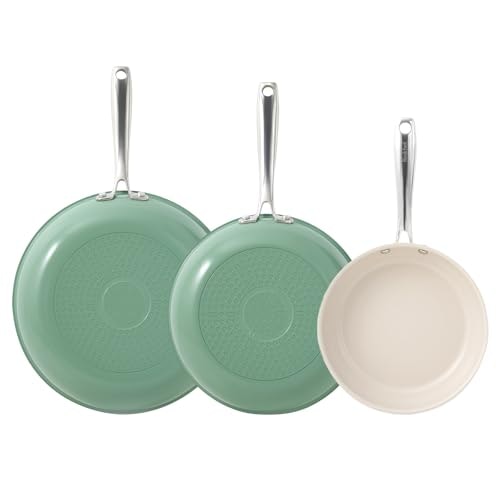 Redchef 3-Piece Ceramic Non-Stick Frying Pan Set: $74.99 Redchef 3-Piece Ceramic Non-Stick Frying Pan Set: $74.99
