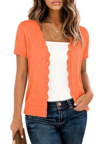 Lilbetter Women's Short Sleeve Lightweight Cardigan: $14.99 Lilbetter Women's Short Sleeve Lightweight Cardigan: $14.99