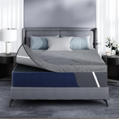 Queen 3" Firm Memory Foam Mattress Topper for $52 + free shipping