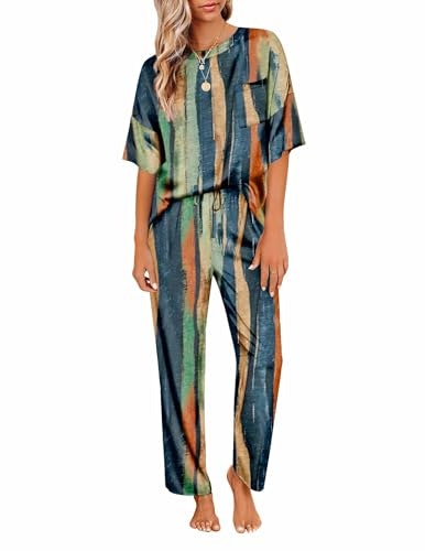 Ekouaer Women's Silky Satin Pajama Set 2-Piece: $16.99 Ekouaer Women's Silky Satin Pajama Set 2-Piece: $16.99