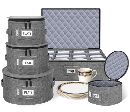 Punemi 5-Piece Hard Shell Dinnerware Storage Box Set: $42.29
