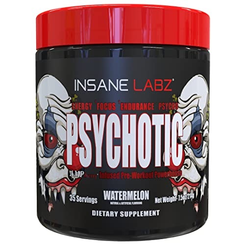 Insane Labz Psychotic High Stimulant Pre-Workout Powder 35-Serving Container: $24.99 Insane Labz Psychotic High Stimulant Pre-Workout Powder 35-Serving Container: $24.99