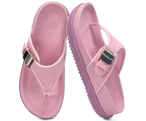 KuaiLu Women's Orthotic Platform Flip Flops: $35.97 KuaiLu Women's Orthotic Platform Flip Flops: $35.97