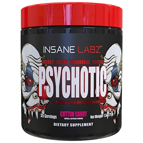 Insane Labz Psychotic 35-Serving Pre-Workout Powder: $24.99