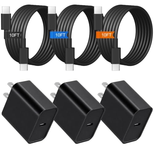 USB-C Charger and 10-Foot Cable 6-Pack: $22.02 USB-C Charger and 10-Foot Cable 6-Pack: $22.02