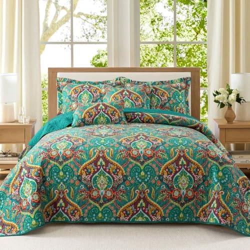 Vaputar King Size Cotton Floral Quilt Set: $68.83 Vaputar King Size Cotton Floral Quilt Set: $68.83