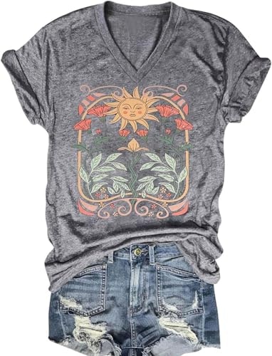 Women's V-Neck Graphic T-Shirt: $13.76 Women's V-Neck Graphic T-Shirt: $13.76