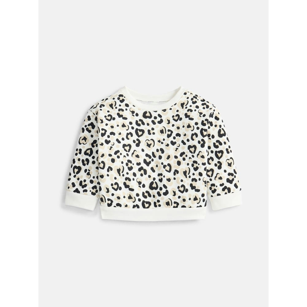 Wonder Nation Baby and Toddler Girls Fleece Crewneck Sweatshirt: $4.99 Wonder Nation Baby and Toddler Girls Fleece Crewneck Sweatshirt: $4.99