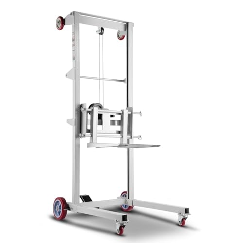 Vevor 551-lb. Manual Material Lift Winch Stacker: $679.90 Vevor 551-lb. Manual Material Lift Winch Stacker: $679.90