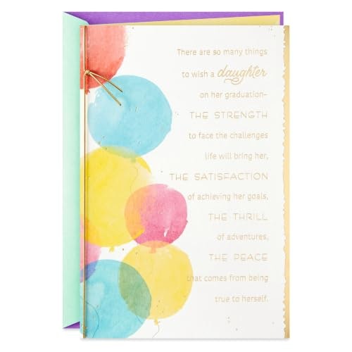 Hallmark Daughter Graduation Card: $4.57