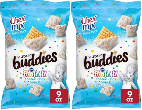 Chex Mix Muddy Buddies Funfetti Snack Mix 2-Pack: $10.98 Chex Mix Muddy Buddies Funfetti Snack Mix 2-Pack: $10.98