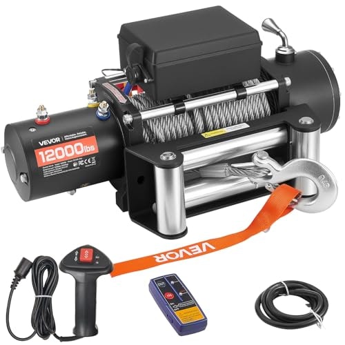 Vevor 12,000-lb. 12V DC Electric Winch: $222.22 Vevor 12,000-lb. 12V DC Electric Winch: $222.22