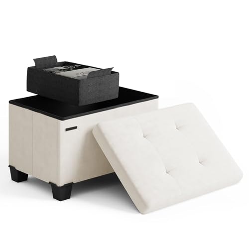 16-inch Square Velvet Storage Ottoman Cube: $26.78 16-inch Square Velvet Storage Ottoman Cube: $26.78