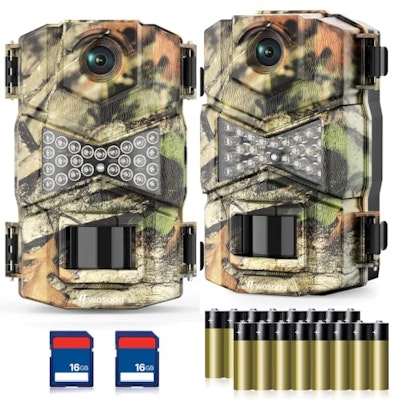 Wosoda 48MP 1080p Trail Camera 2-Pack for $70 + free shipping