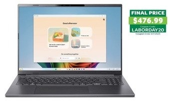 Certified Refurb Acer Aspire 16 Core Ultra 5 1TB 16" Laptop: $477 Certified Refurb Acer Aspire 16 Core Ultra 5 1TB 16" Laptop: $477