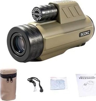 Scokc 12x32 Monocular Telescope: $34 Scokc 12x32 Monocular Telescope: $34