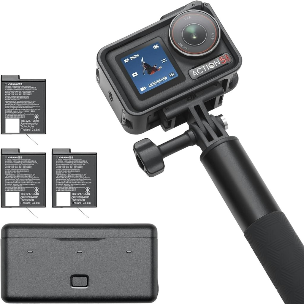 Certified Refurb DJI Osmo Action 5 Pro Adventure Combo Action Camera: $287 Certified Refurb DJI Osmo Action 5 Pro Adventure Combo Action Camera: $287