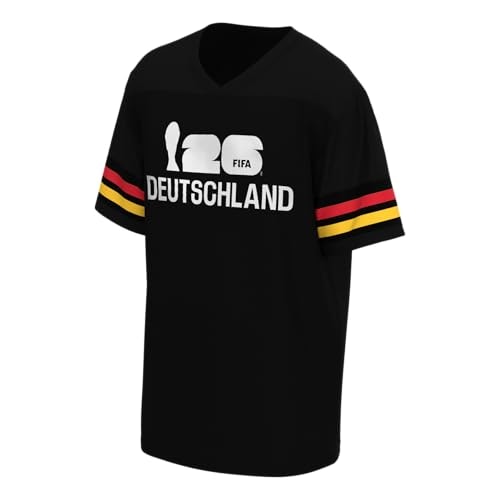 Outerstuff Germany FIFA World Cup 2026 Men's Short Sleeve V-Neck Jersey: $34