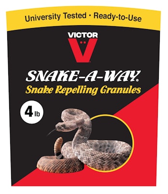Victor Snake-A-Way Outdoor Snake Repellent Granules 4-lb. Bag for $6 + free shipping w/ Prime