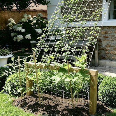 15x5-Foot Trellis Netting for Climbing Plants for $3 + free shipping w/ $25