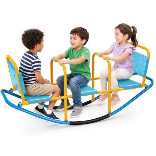 Costzon 2-in-1 Kids' Metal Seesaw: $89.99