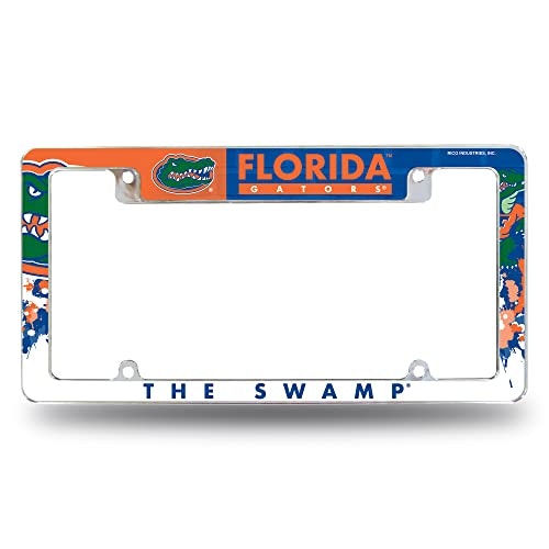 Rico Industries Florida Gators 12" x 6" Chrome License Plate Frame: $22.47 Rico Industries Florida Gators 12" x 6" Chrome License Plate Frame: $22.47