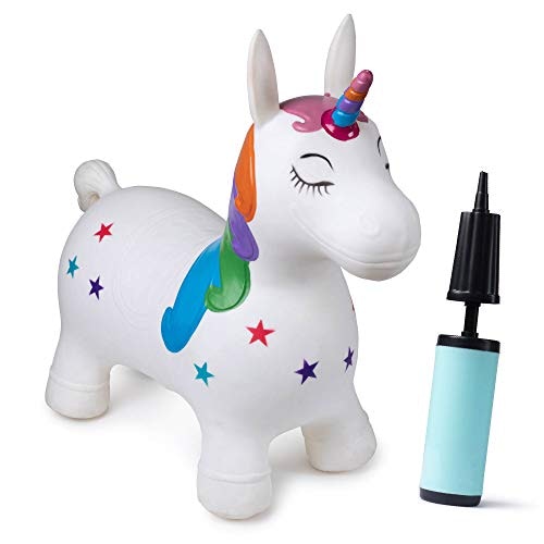 Hoovy Inflatable Bouncy Unicorn Ride-On Toy: $34.97 Hoovy Inflatable Bouncy Unicorn Ride-On Toy: $34.97
