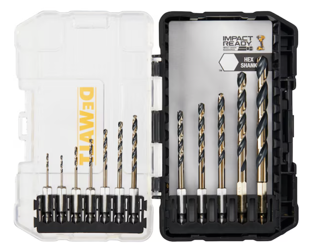 DeWalt 12-Piece 1/4" Impact Driver Bit Set: $15