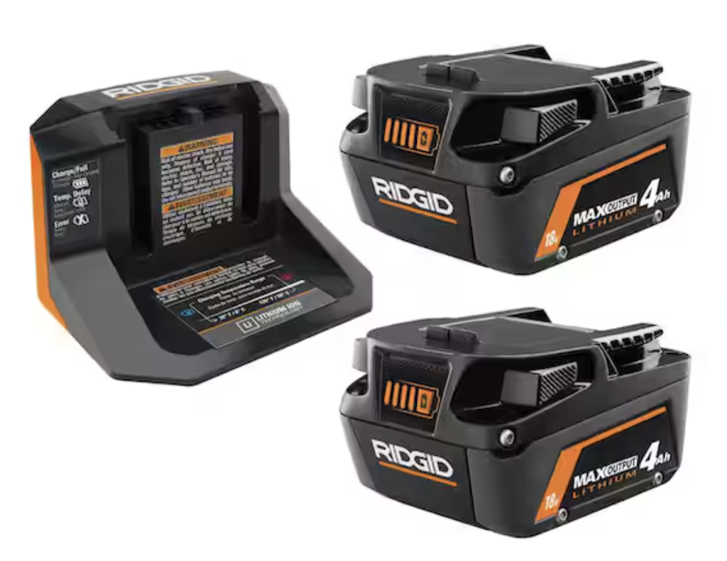 Ridgid 18V Starter Kit: $79