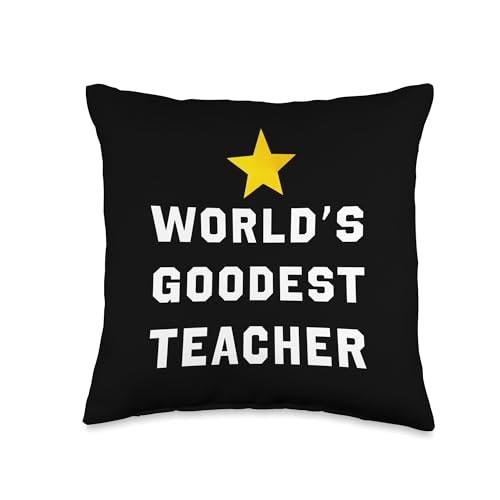 World's Goodest Teacher Appreciation Throw Pillow: $17.49 World's Goodest Teacher Appreciation Throw Pillow: $17.49