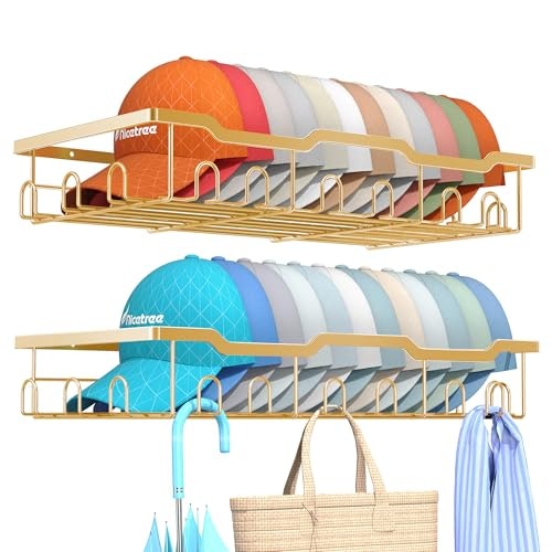 Nicetree 48-Cap Metal Hat Rack 2-Pack: $17.16 Nicetree 48-Cap Metal Hat Rack 2-Pack: $17.16